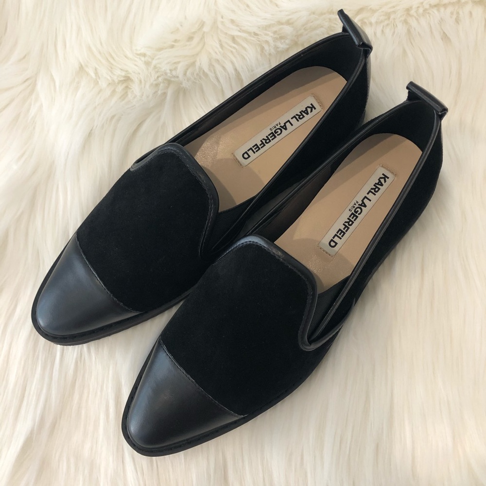 KARL LAGERFELD PARIS Cler8 Slip-On Loafers Size 8